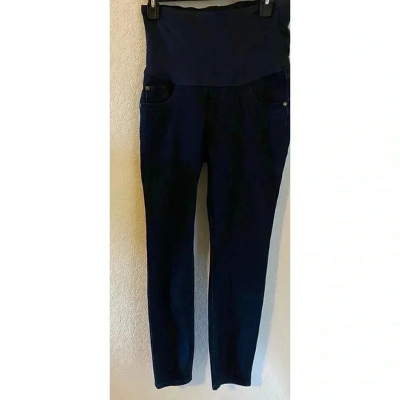 Motherhood Maternity MAMA PRIMA POST PREGNANCY V-POCKET SKINNY JEANS Size M - Picture 2 of 12
